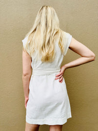 Stella Linen Button Down Dress